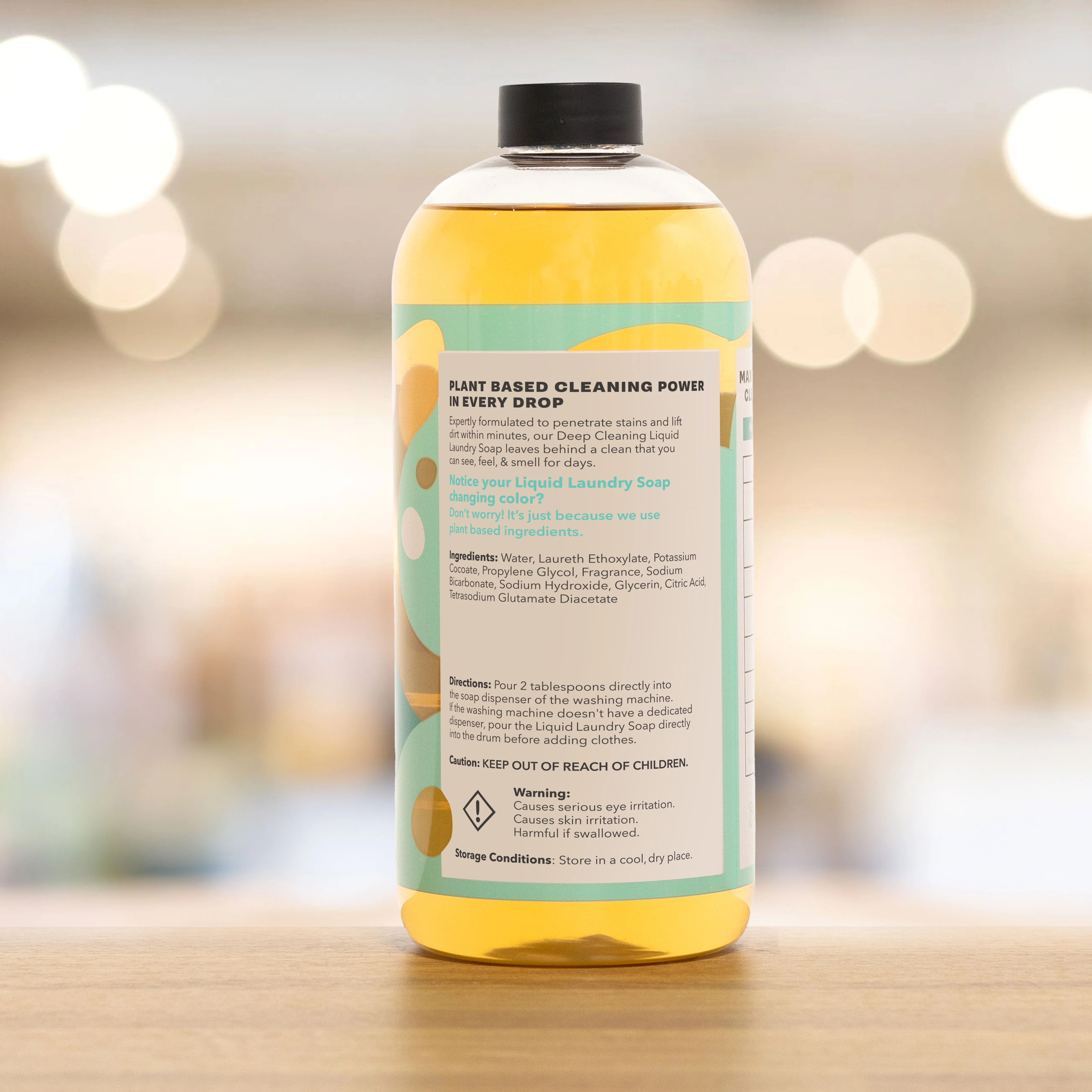 Oatmeal + Honey Liquid Laundry Soap - Image 2